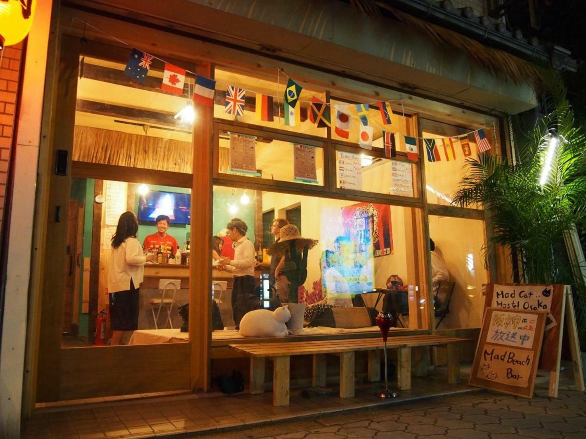 Mad Cat Hostel Osaka & Bar Exterior foto